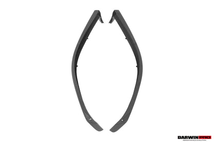 DarwinPRO 2022-2025 Ferrari 296 GTB & GTS Type F171 OE Style Carbon Fiber Front Bumper Lip Splitter - DarwinPRO Aerodynamics