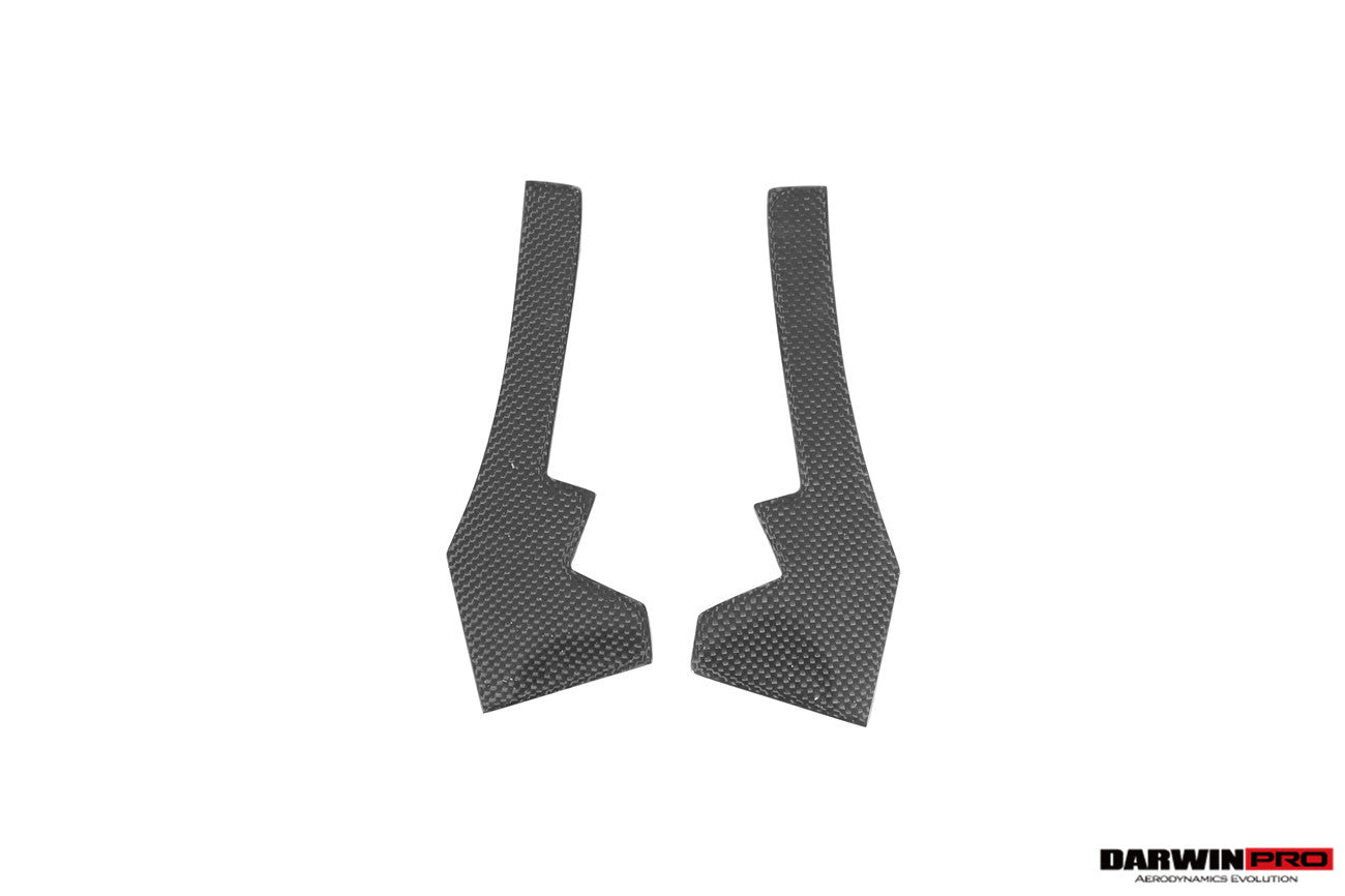 DarwinPRO 2022-2026 Ferrari 296 GTB & GTS Type F171 iMP Style Carbon Fiber Front Bumper Lip Splitter - DarwinPRO Aerodynamics