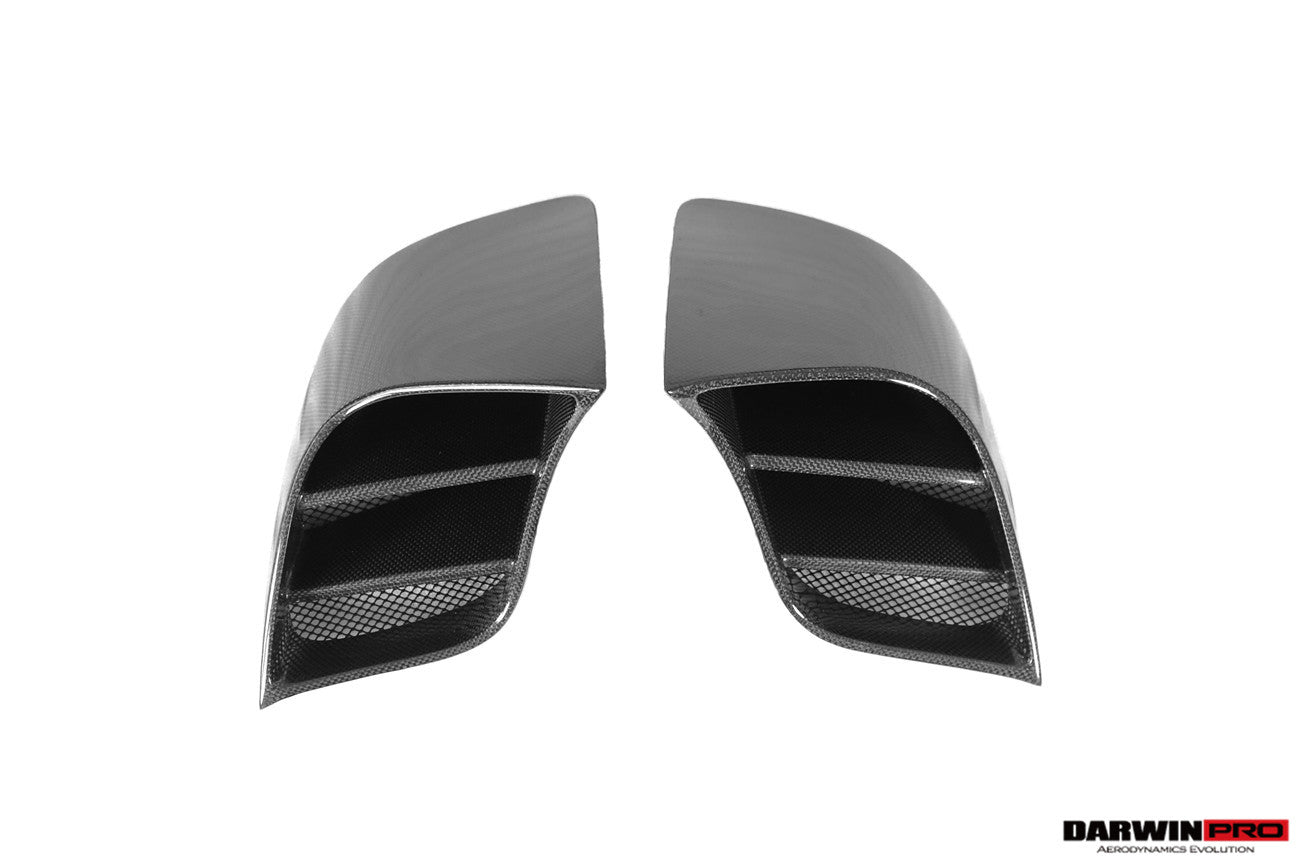 DarwinPRO 2022-2025 Ferrari 296 GTB & GTS Type F171 iMP Style Carbon Fiber Quarter Panel side Scoops - DarwinPRO Aerodynamics