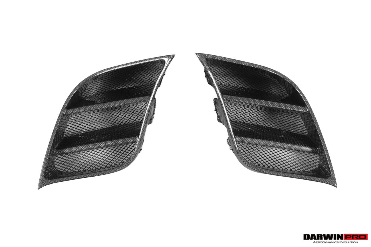 DarwinPRO 2022-2025 Ferrari 296 GTB & GTS Type F171 iMP Style Carbon Fiber Quarter Panel side Scoops - DarwinPRO Aerodynamics