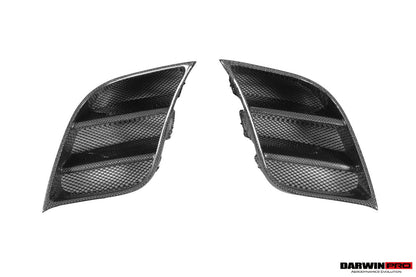 DarwinPRO 2022-2025 Ferrari 296 GTB & GTS Type F171 iMP Style Carbon Fiber Quarter Panel side Scoops - DarwinPRO Aerodynamics