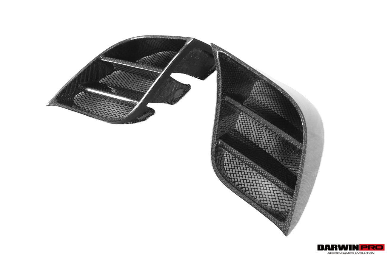 DarwinPRO 2022-2025 Ferrari 296 GTB & GTS Type F171 iMP Style Carbon Fiber Quarter Panel side Scoops - DarwinPRO Aerodynamics