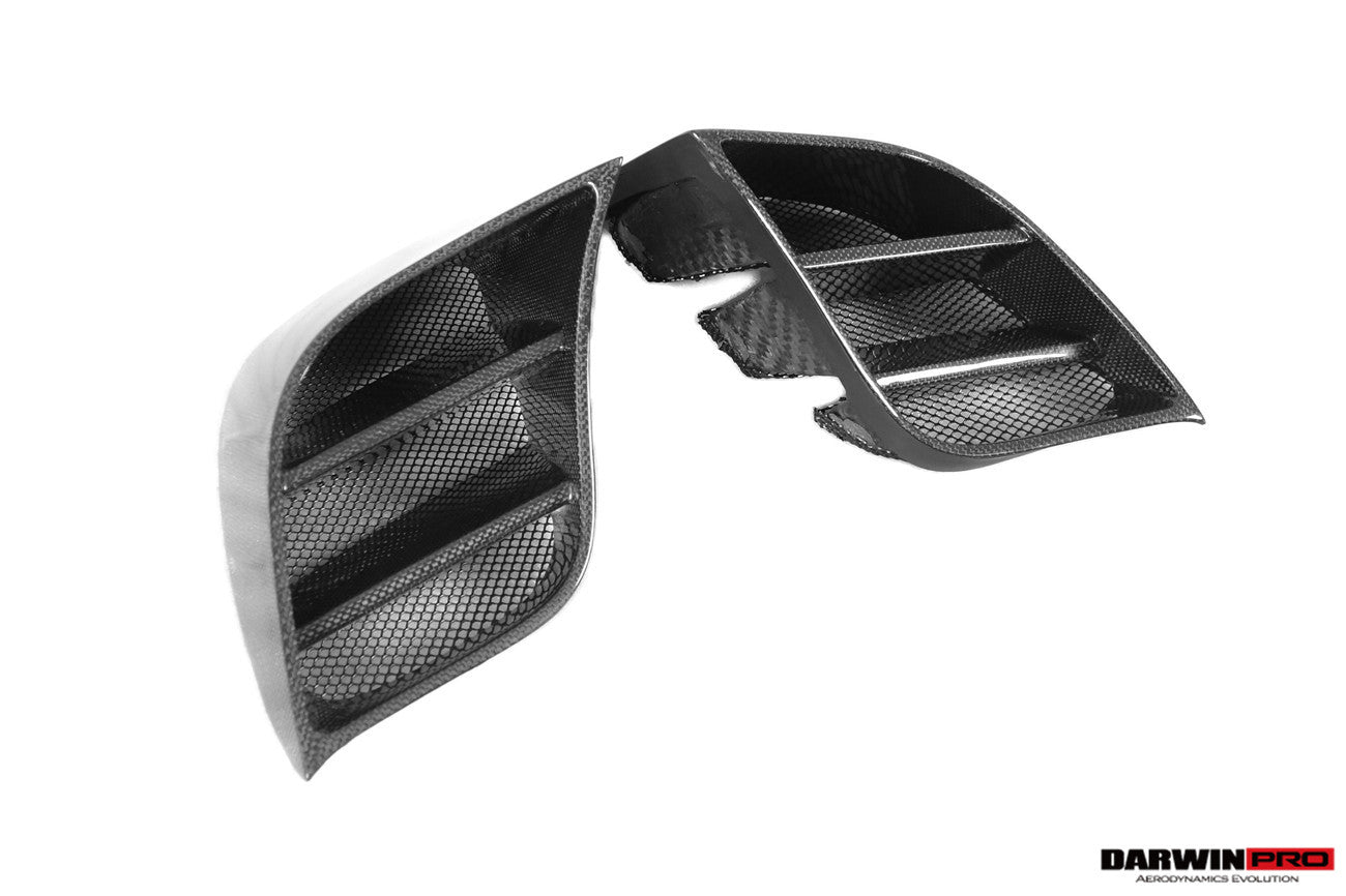 DarwinPRO 2022-2025 Ferrari 296 GTB & GTS Type F171 iMP Style Carbon Fiber Quarter Panel side Scoops - DarwinPRO Aerodynamics