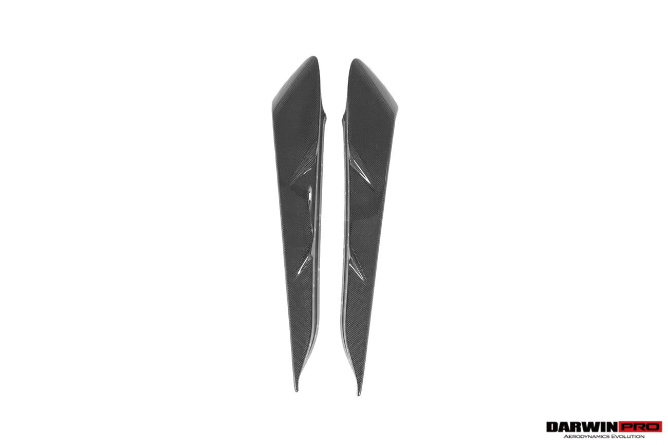 DarwinPRO 2022-2026 Ferrari 296 GTB & GTS Type F171 iMP Style Carbon Fiber Rear Bumper Trim - DarwinPRO Aerodynamics