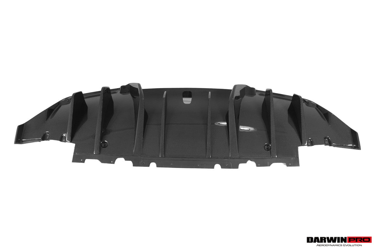 DarwinPRO 2022-2026 Ferrari 296 GTB & GTS Type F171 iMP Style Carbon Fiber Rear Diffuser With Undertray - DarwinPRO Aerodynamics