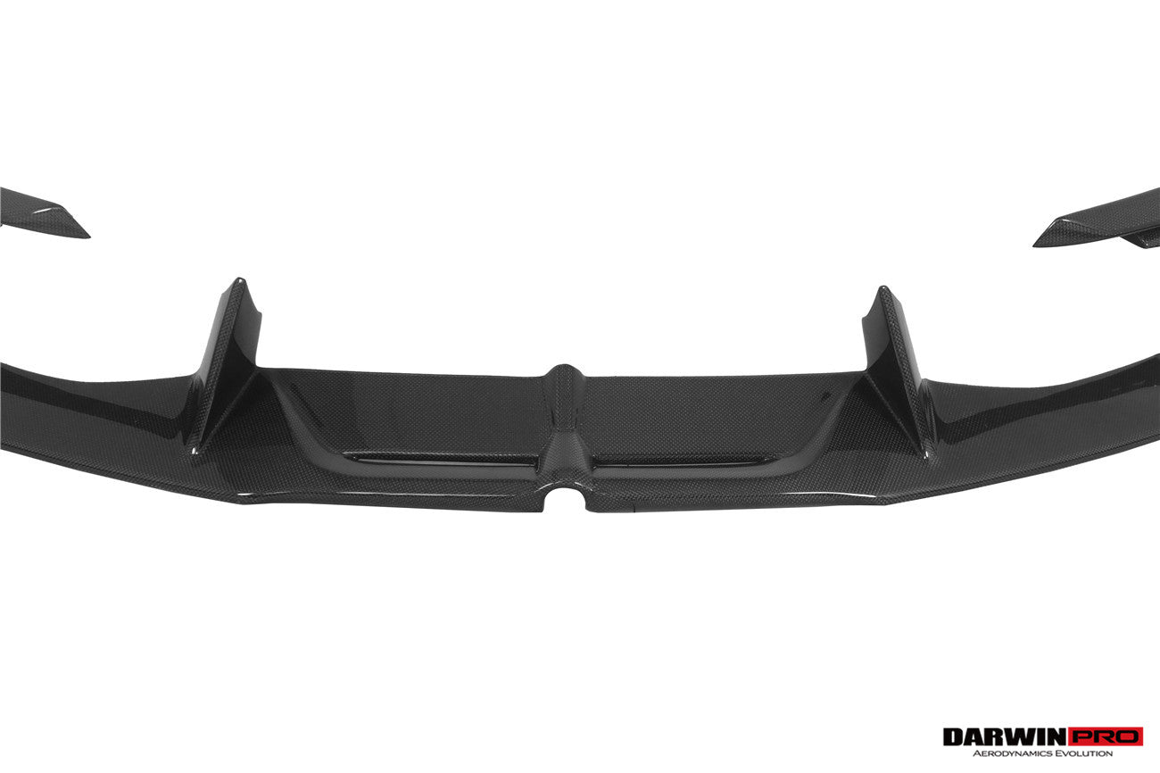DarwinPRO 2022-2025 Ferrari 296 GTB  GTS Type F171 iMP Carbon Fiber Front Bumper Lip Splitter With Camera holes - DarwinPRO Aerodynamics