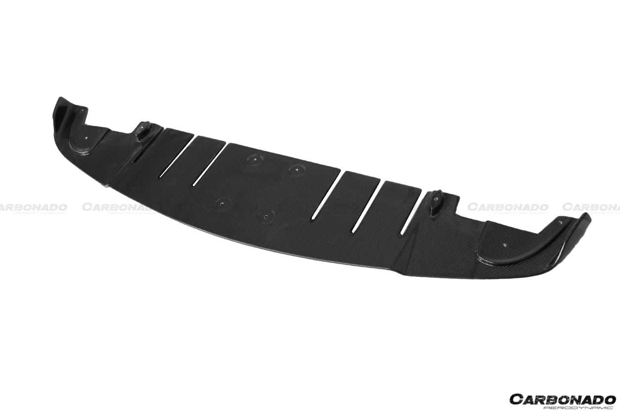 2010-2015 Ferrari 458 Coupe/Spyder AV Style Carbon Fiber Rear Diffuser - Carbonado
