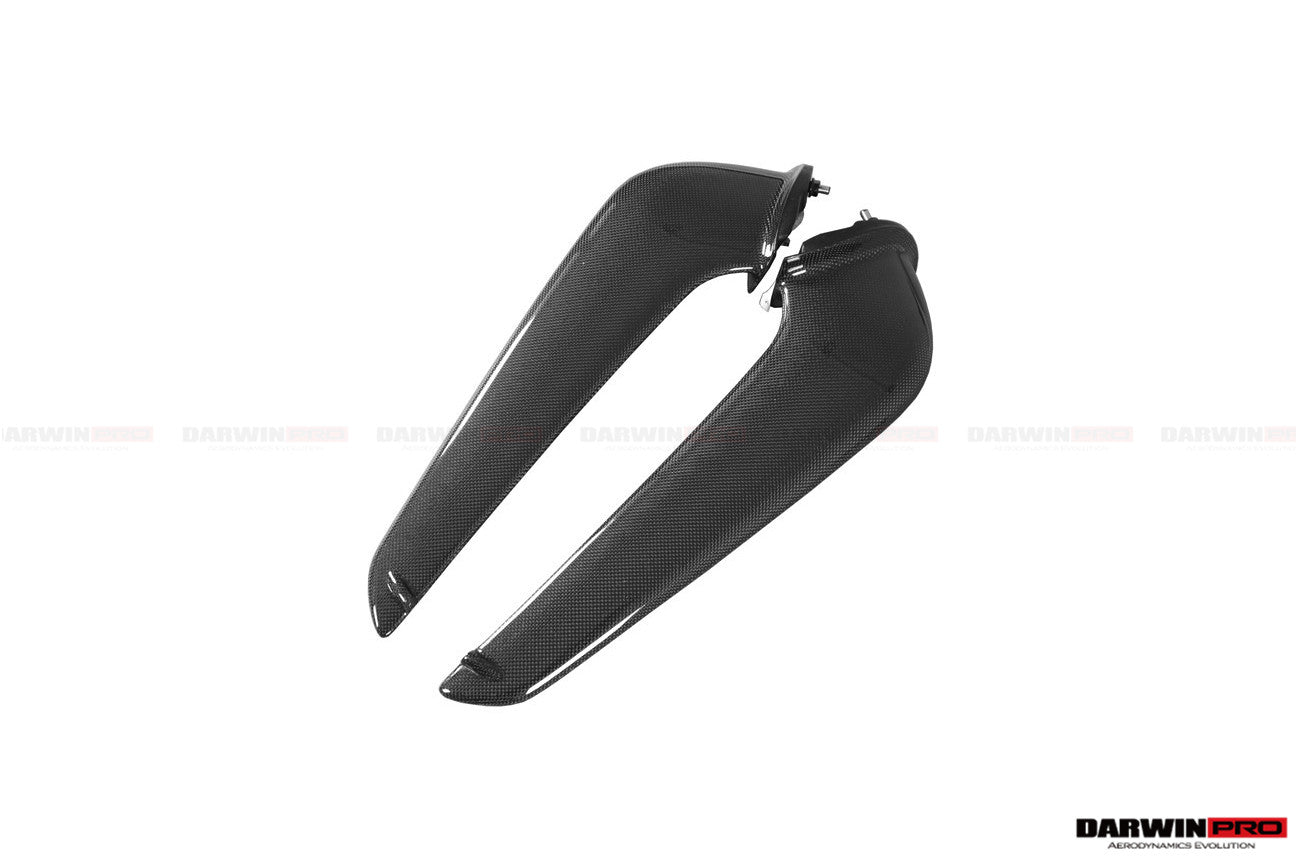 2010-2015 Ferrari 458 Coupe/Spyder Carbon Fiber Front Canards - DarwinPRO Aerodynamics