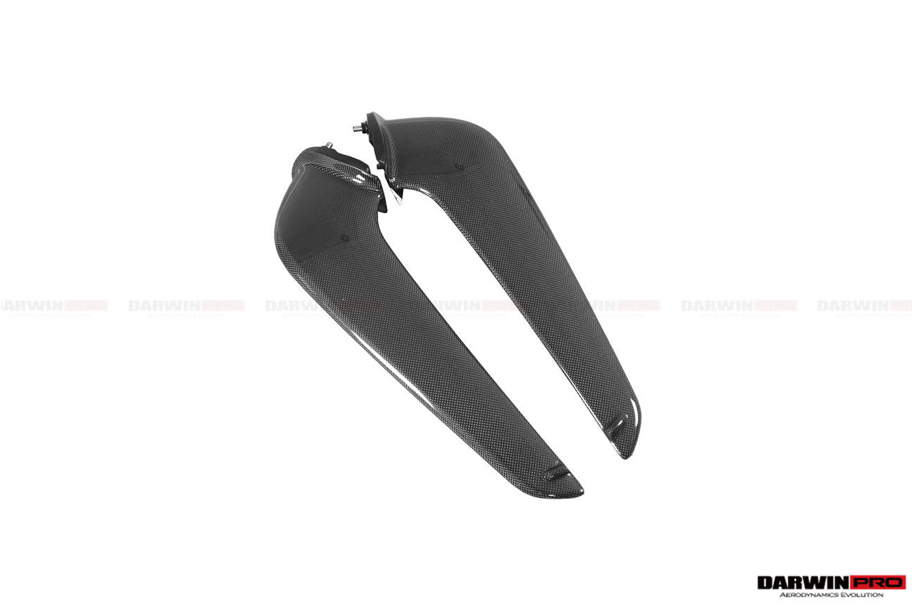 2010-2015 Ferrari 458 Coupe/Spyder Carbon Fiber Front Canards - DarwinPRO Aerodynamics