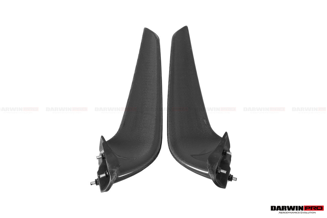 2010-2015 Ferrari 458 Coupe/Spyder Carbon Fiber Front Canards - DarwinPRO Aerodynamics