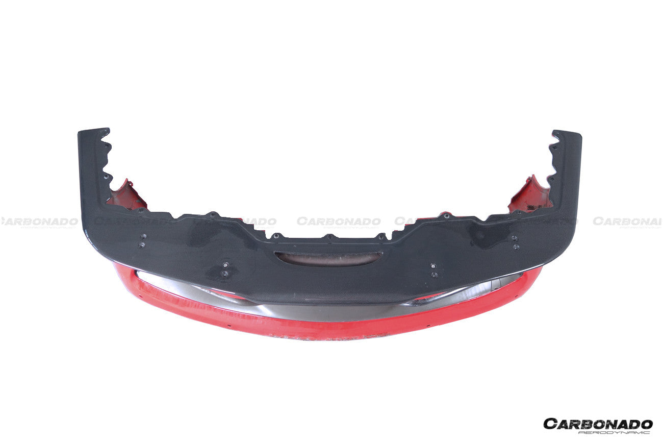 2010-2015 Ferrari 458 Coupe/Spyder AV Style Carbon Fiber Front Lip - Carbonado