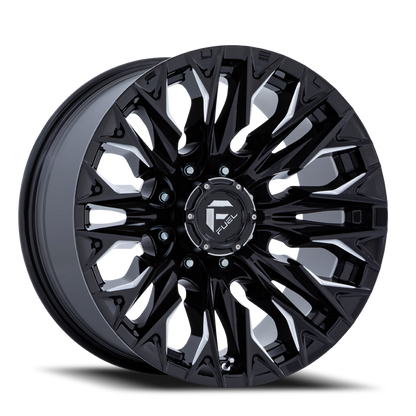 Fuel Off-Road Flame 8 D803 20x10 -18 8x170mm 125.1mm Gloss Black Milled