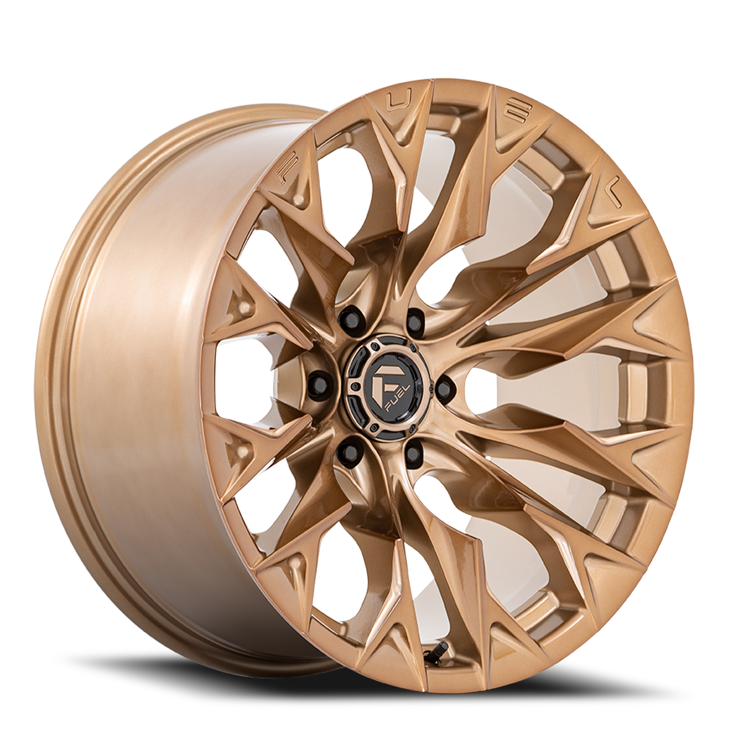 Fuel Off-Road Flame 6 D805 22x12 -44 6x139.7mm 106.1mm Platinum Bronze