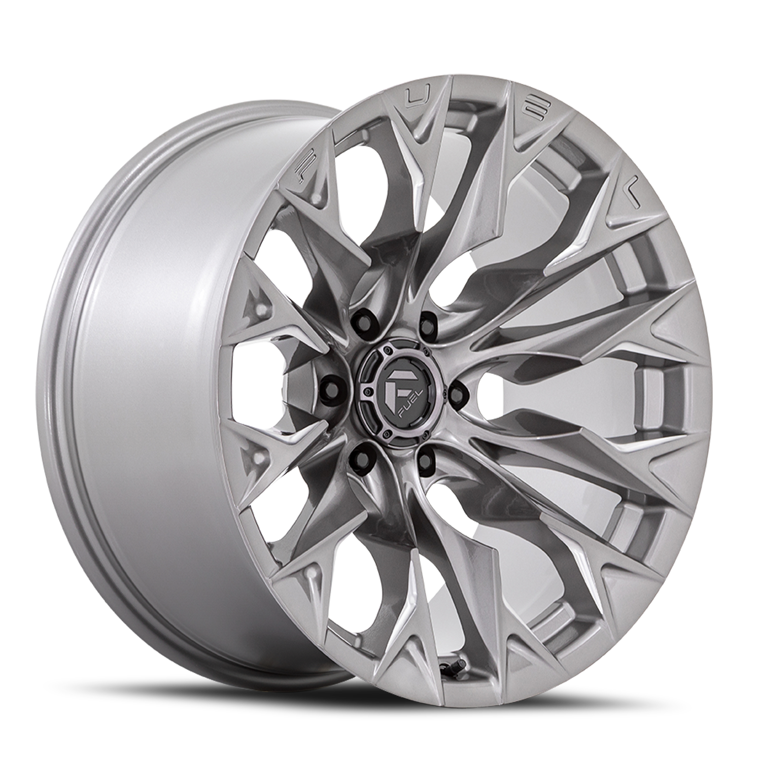 Fuel Off-Road Flame 6 D806 20x9 +20 6x139.7mm 106.1mm Platinum