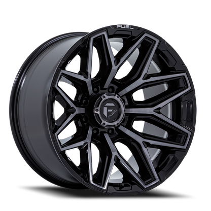 Fuel Off-Road Flux 8 FC854BT 20x10 -18 8x170mm 125.1mm Gloss Black Brushed Gray Tint