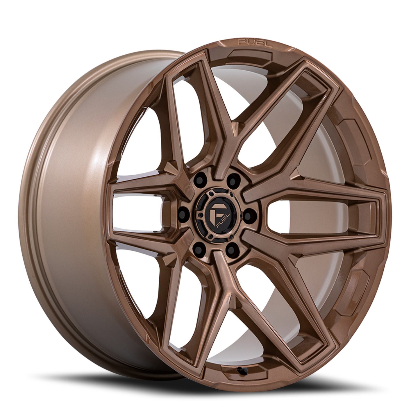 Fuel Off-Road Flux 6 FC854ZR 22x12 -44 6x135mm 87.1mm Platinum Bronze