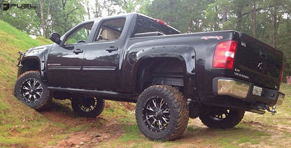 20" Fuel D513 throttle Matte Black Milled 6x139.7 ( Set of 4 )