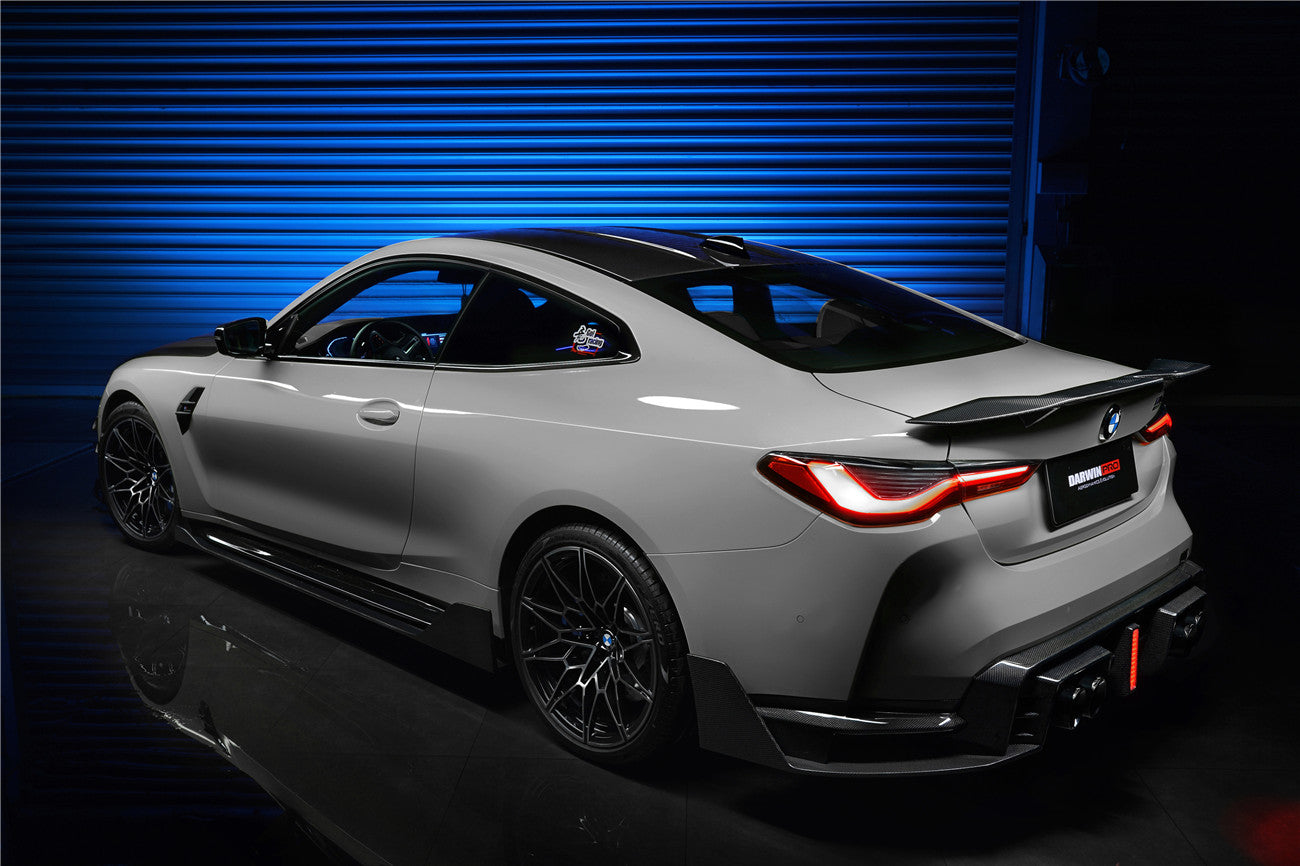 2021-UP BMW M4 G82/4 Series G22 BKSS Style Carbon Fiber Trunk Spoiler - DarwinPRO Aerodynamics