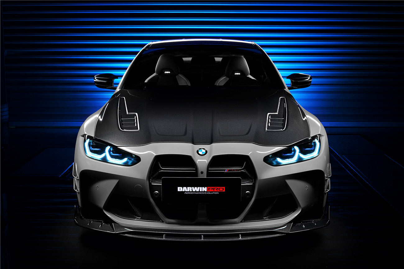 2021-UP BMW M3 G80 G81 M4 G82/G83 BKSSII Style Carbon Fiber Hood - DarwinPRO Aerodynamics