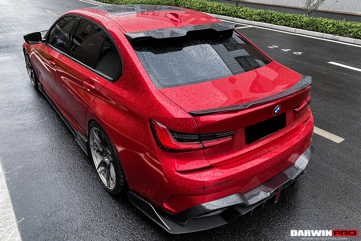 2019-2023 BMW 3 Series G20/G28/G80 M3 BKSS Style Carbon Fiber Roof Spoiler - DarwinPRO Aerodynamics