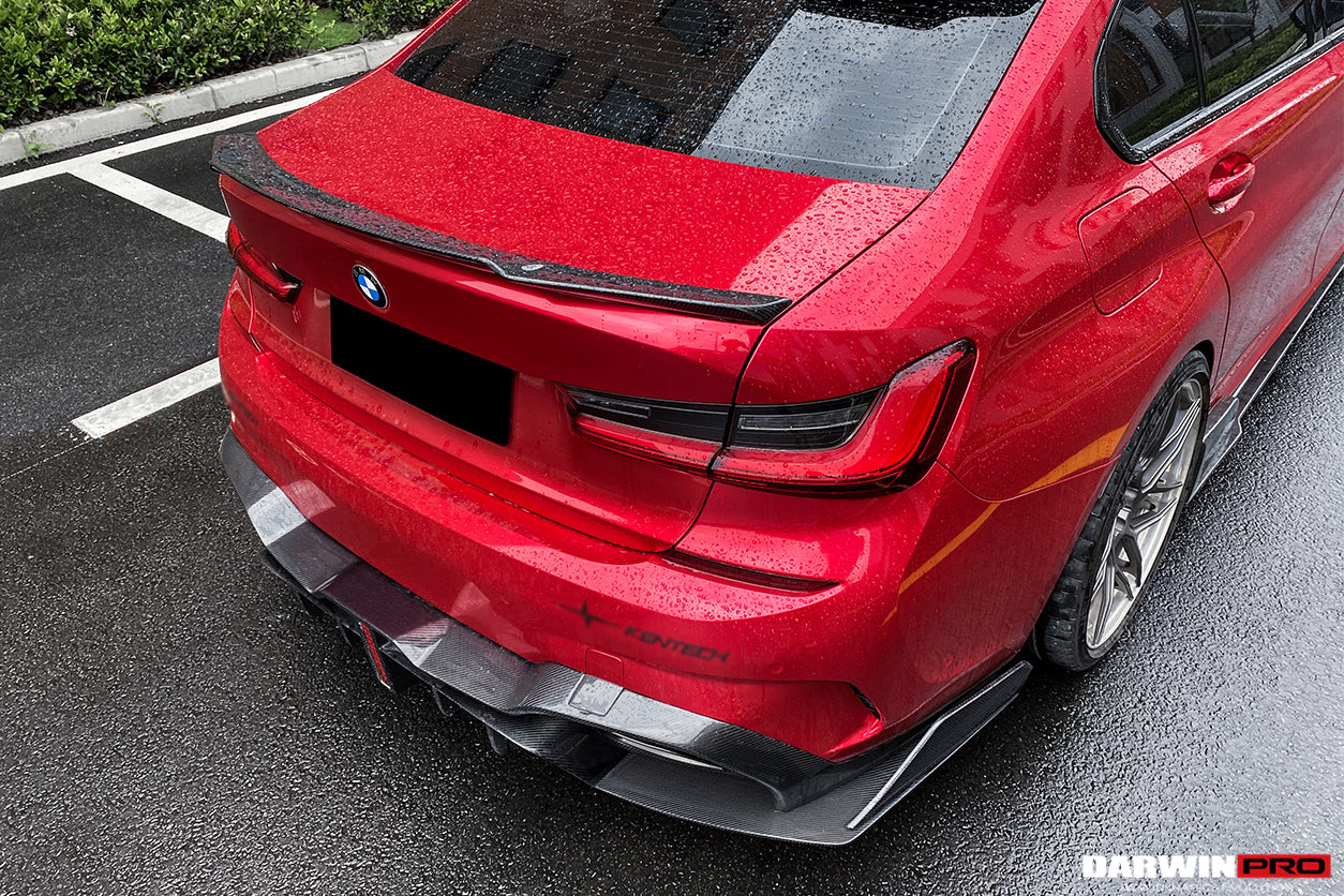 2019-2023 BMW 3 Series G20/G28 BKSS Style Carbon Fiber Rear Diffuser - DarwinPRO Aerodynamics