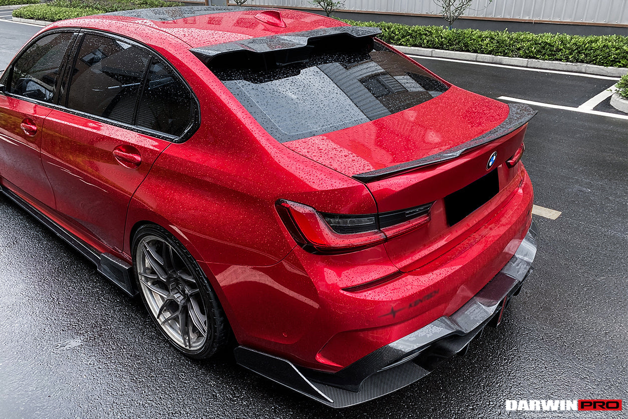 2019-2023 BMW 3 Series G20/G28/G80 M3 BKSS Style Carbon Fiber Trunk Spoiler - DarwinPRO Aerodynamics