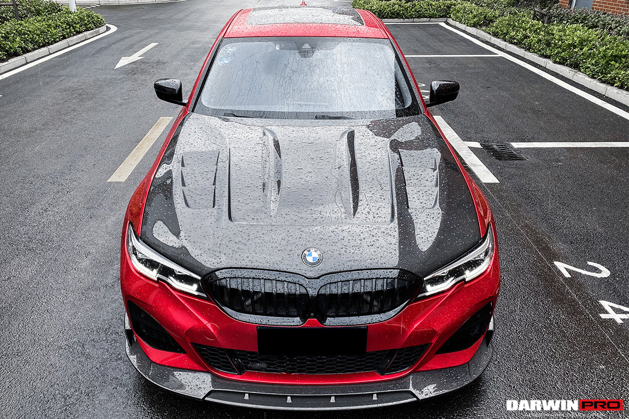 2019-2023 BMW 3 Series G20/G28 BKSS Style Carbon Fiber Front Lip - DarwinPRO Aerodynamics