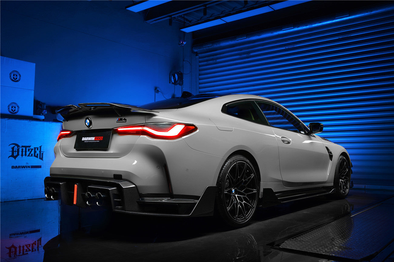 2021-UP BMW M4 G82/4 Series G22 BKSS Style Carbon Fiber Trunk Spoiler - DarwinPRO Aerodynamics