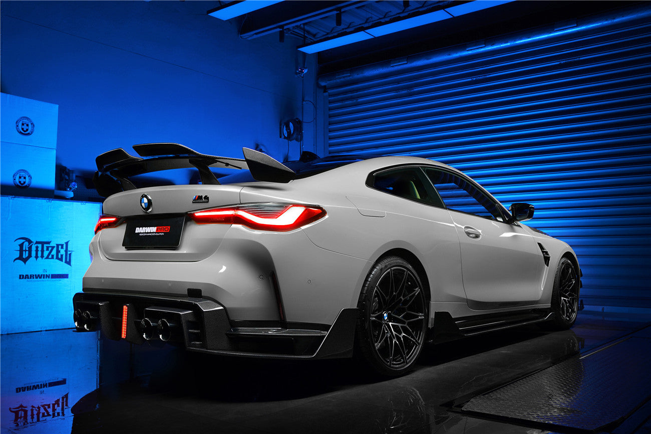 2021-UP BMW M4 G82 & 4 Series G22 BKSSII Style Carbon Fiber Trunk Spoiler - DarwinPRO Aerodynamics