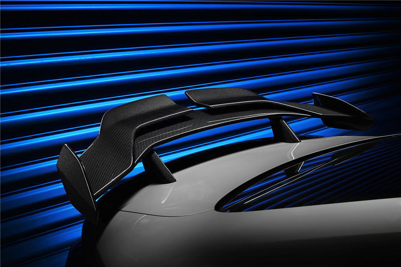2021-UP BMW M4 G82 & 4 Series G22 BKSSII Style Carbon Fiber Trunk Spoiler - DarwinPRO Aerodynamics