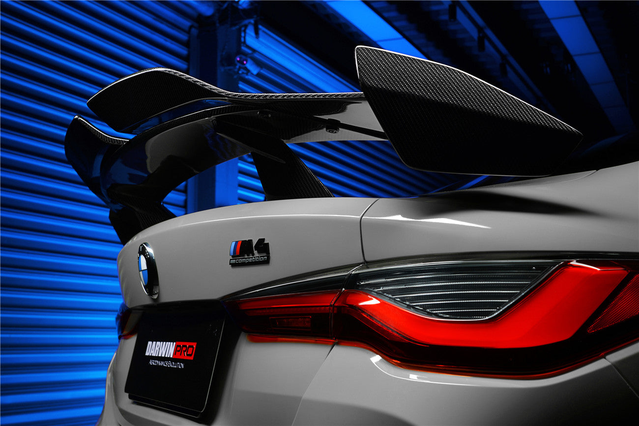 2021-UP BMW M4 G82/4 Series G22 BKSSII Style Carbon Fiber Trunk Spoiler - DarwinPRO Aerodynamics