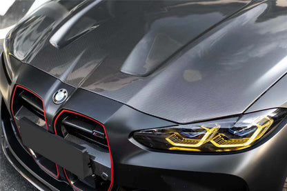 2021-UP BMW M3 G80 G81 M4 G82 G83 CL Dry Double Carbon Fiber Style Hood - Carbonado