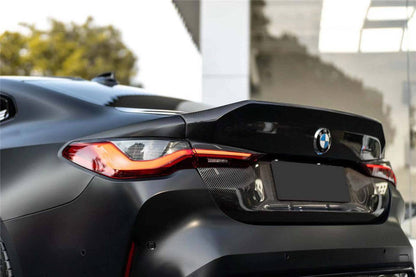 2021-UP BMW M3 G80 Sedan Only CS Style Dry Double Carbon Fiber Trunk - Carbonado
