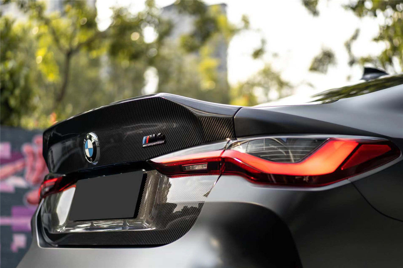 2021-UP BMW M4 G82 Coupe Only CS Style Dry Double Carbon Fiber Trunk - Carbonado