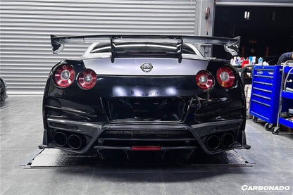 2008-2022 Nissan GTR R35 CBA/DBA/EBA TS Style Rear Bumper With Diffuser - Carbonado Aero