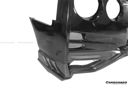 2008-2022 Nissan GTR R35 CBA/DBA/EBA TS Style Rear Bumper With Diffuser - Carbonado Aero