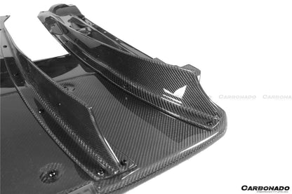 2008-2022 Nissan GTR R35 CBA/DBA/EBA TS Style Rear Bumper With Diffuser - Carbonado Aero