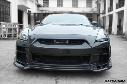 2008-2016 Nissan GTR R35 CBA/DBA BSE Style Front Bumper - Carbonado