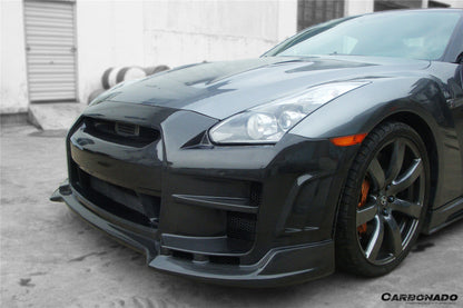 2008-2016 Nissan GTR R35 CBA/DBA BSE Style Front Bumper - Carbonado