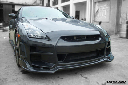 2008-2016 Nissan GTR R35 CBA/DBA BSE Style Front Bumper - Carbonado