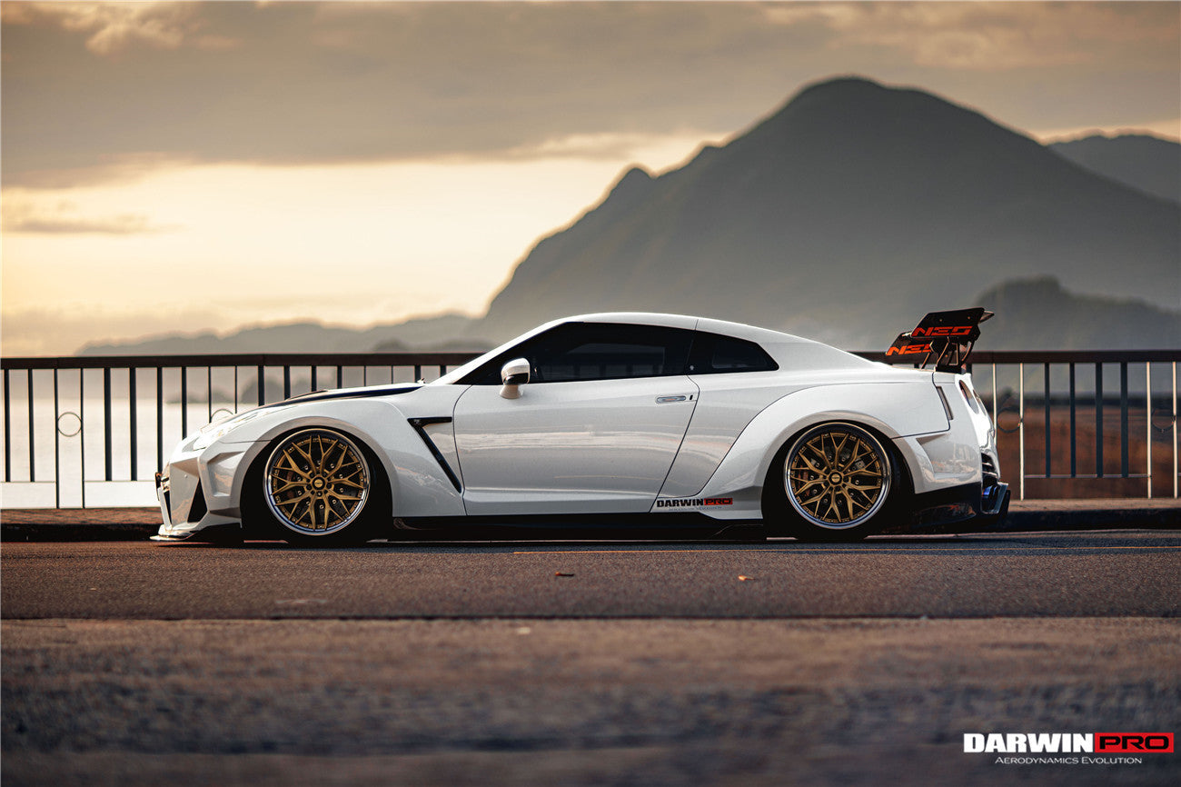 2008-2022 Nissan GTR R35 CBA/DBA/EBA BKSSII Style Partial Carbon Fiber Full Wide Body Kit - DarwinPRO Aerodynamics