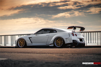 DarwinPRO 2008-2023 Nissan GTR R35 CBA DBA EBA BKSSII Style Partial Carbon Fiber Full Wide Body Kit - DarwinPRO Aerodynamics