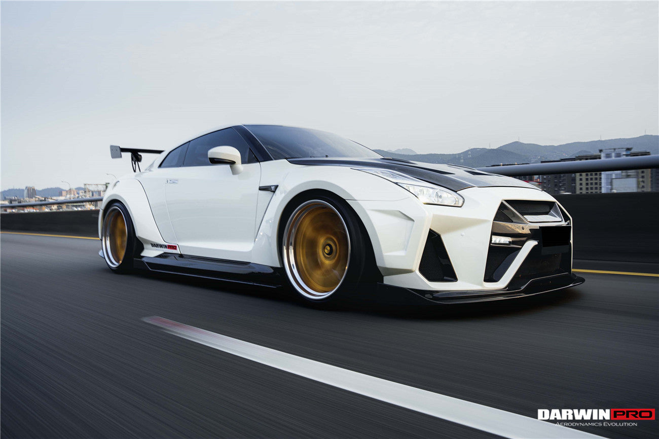 DarwinPRO 2008-2023 Nissan GTR R35 CBA DBA EBA BKSSII Style Partial Carbon Fiber Full Wide Body Kit - DarwinPRO Aerodynamics