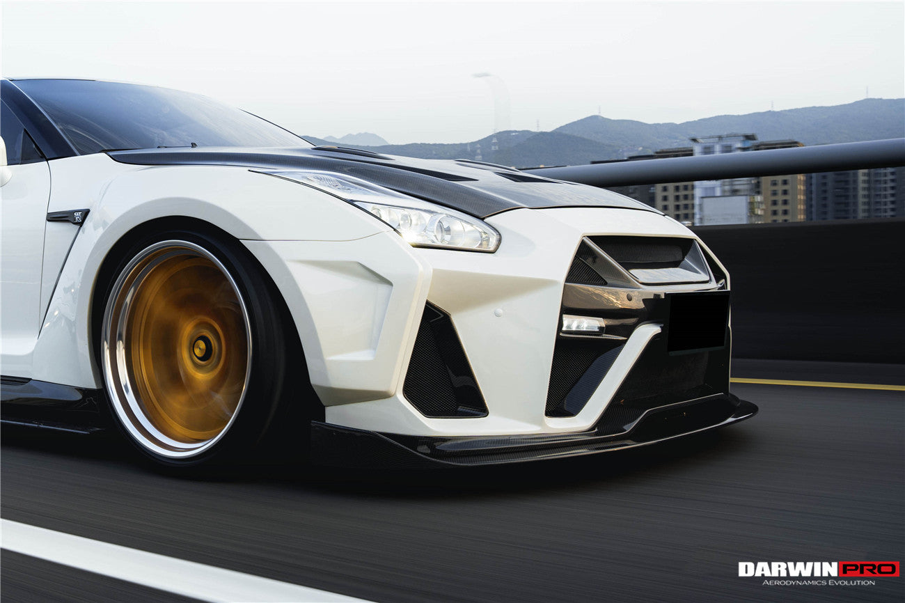 2008-2022 Nissan GTR R35 CBA/DBA/EBA BKSSII Style Partial Carbon Fiber Full Wide Body Kit - DarwinPRO Aerodynamics