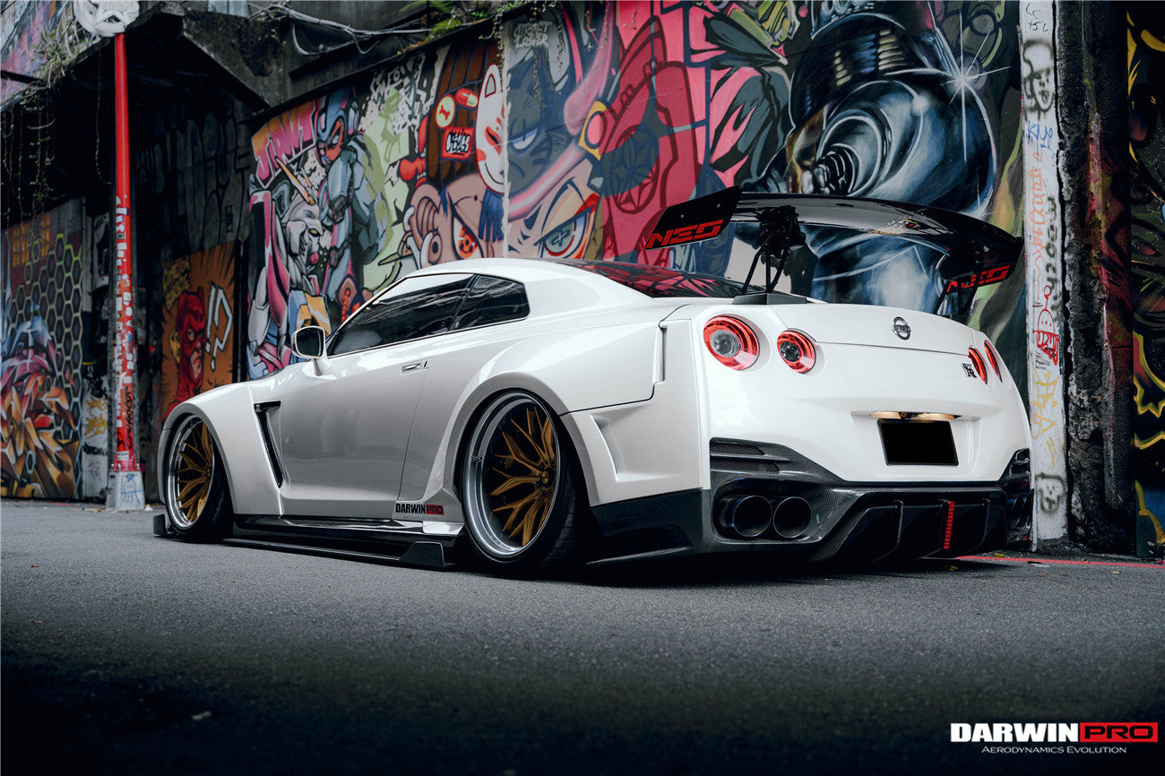 2008-2022 Nissan GTR R35 CBA/DBA/EBA BKSSII Style Partial Carbon Fiber Full Wide Body Kit - DarwinPRO Aerodynamics