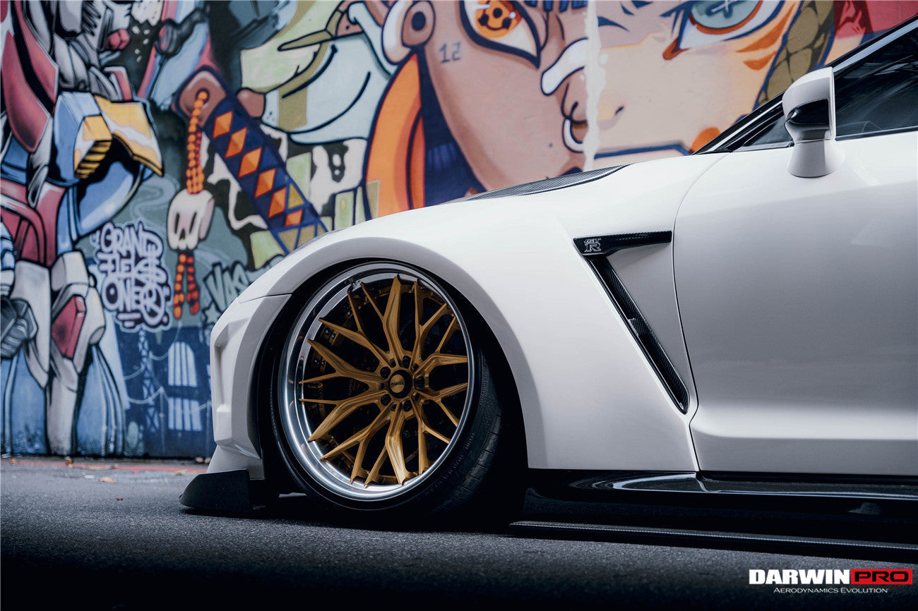 2008-2022 Nissan GTR R35 CBA/DBA/EBA BKSSII Style Partial Carbon Fiber Full Wide Body Kit - DarwinPRO Aerodynamics