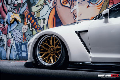 2008-2022 Nissan GTR R35 CBA/DBA/EBA BKSSII Style Partial Carbon Fiber Full Wide Body Kit - DarwinPRO Aerodynamics