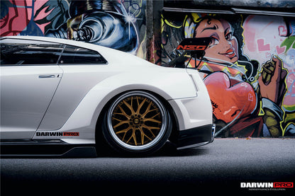 DarwinPRO 2008-2023 Nissan GTR R35 CBA DBA EBA BKSSII Style Partial Carbon Fiber Full Wide Body Kit - DarwinPRO Aerodynamics
