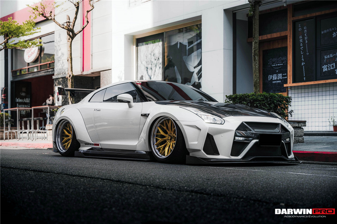 2008-2022 Nissan GTR R35 CBA/DBA/EBA BKSSII Style Partial Carbon Fiber Full Wide Body Kit - DarwinPRO Aerodynamics