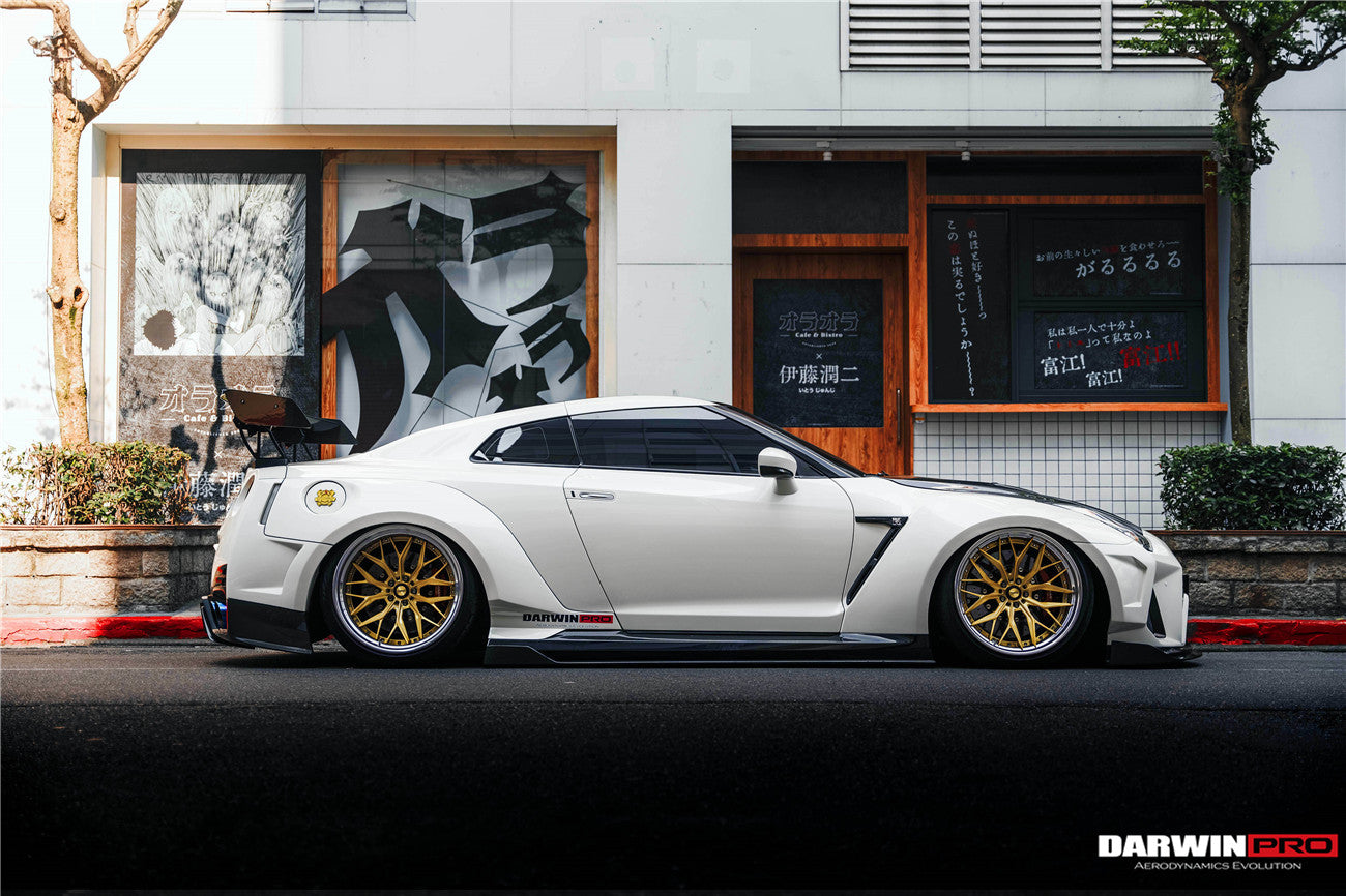 DarwinPRO 2008-2023 Nissan GTR R35 CBA DBA EBA BKSSII Style Partial Carbon Fiber Full Wide Body Kit - DarwinPRO Aerodynamics